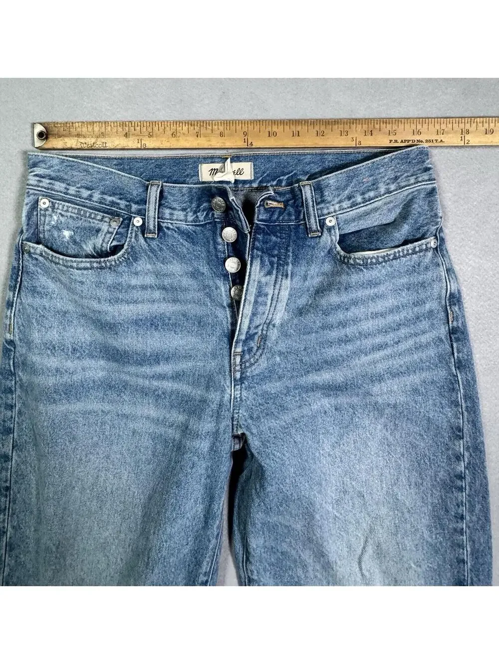 Madewell Women’s Low Slung Straight Jeans Size 28 [COPY] - Picture 5 of 9